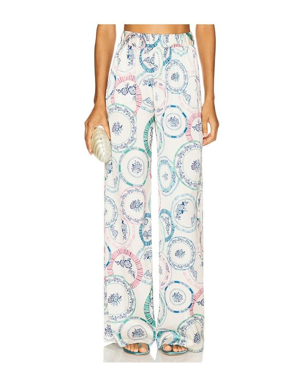 MISA Los Angles White Reshma Pant