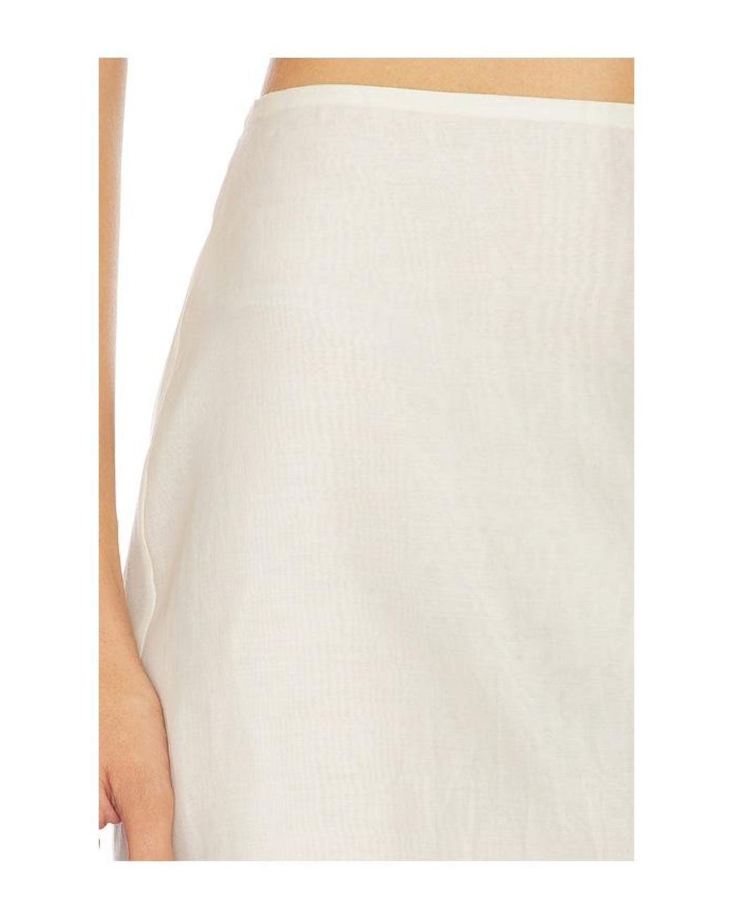 By Malene Birger White Esta Soft Organza Skirt