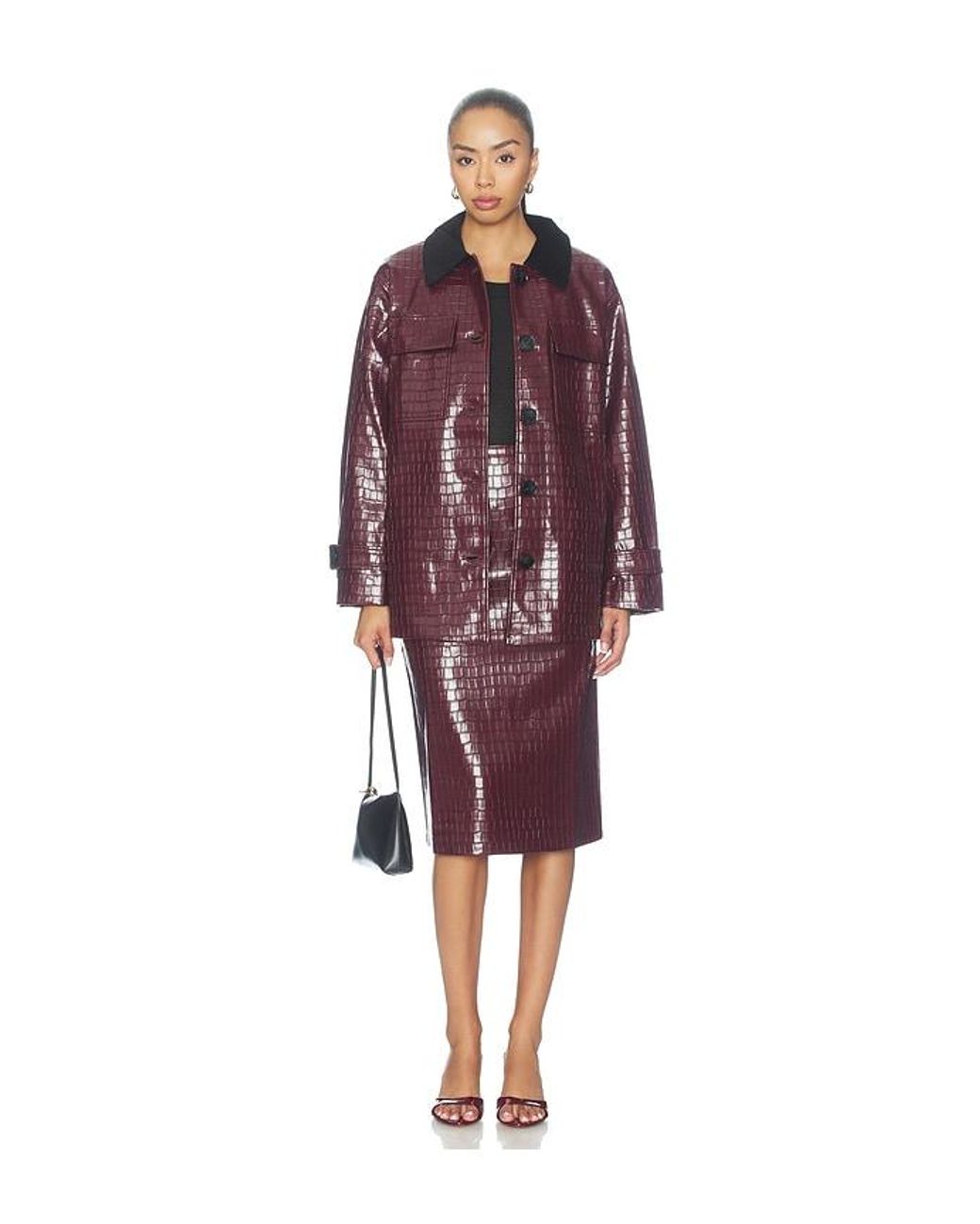 Maude Club Purple Millie Coat