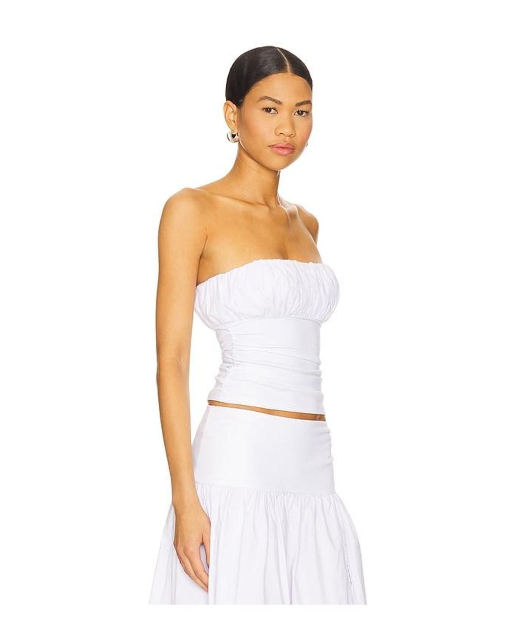 Lovers + Friends White Mac Tube Top