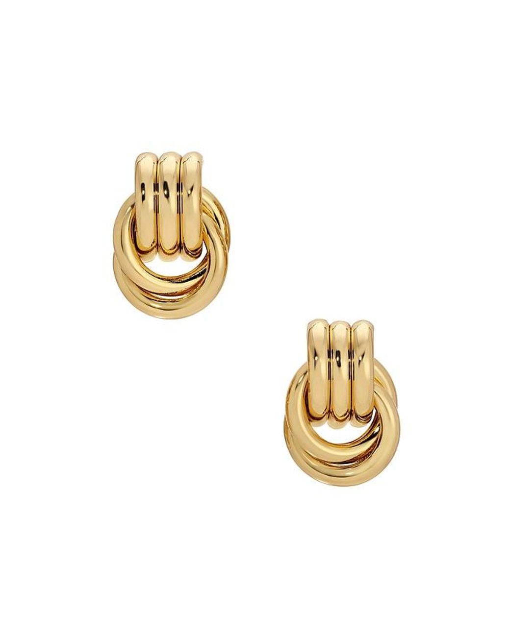 Heaven Mayhem Metallic Baby Knot Earrings