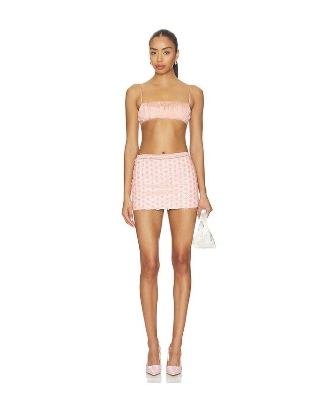 Ilkyaz Ozel White Tai Skirt