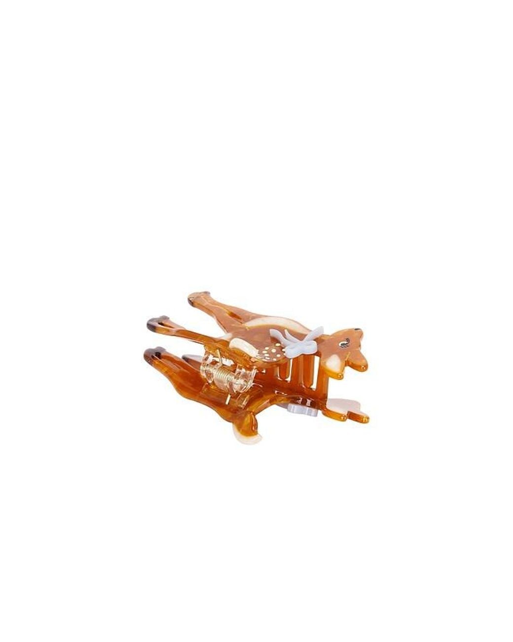 Solar Eclipse Multicolor Hand-Painted Fawn Claw Hair Clip