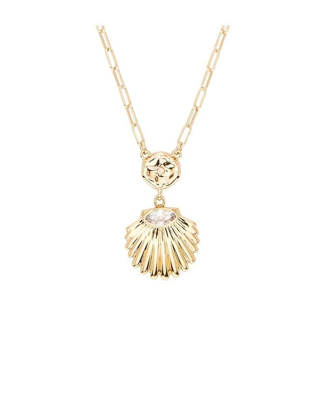 Ettika White Santorini Pendant Necklace