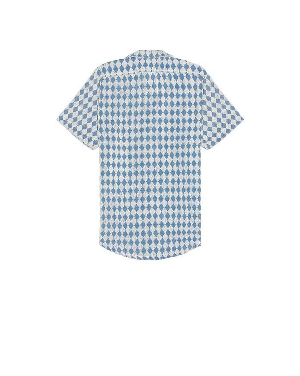 Oas Blue Diamond Cuba Terry Shirt for men