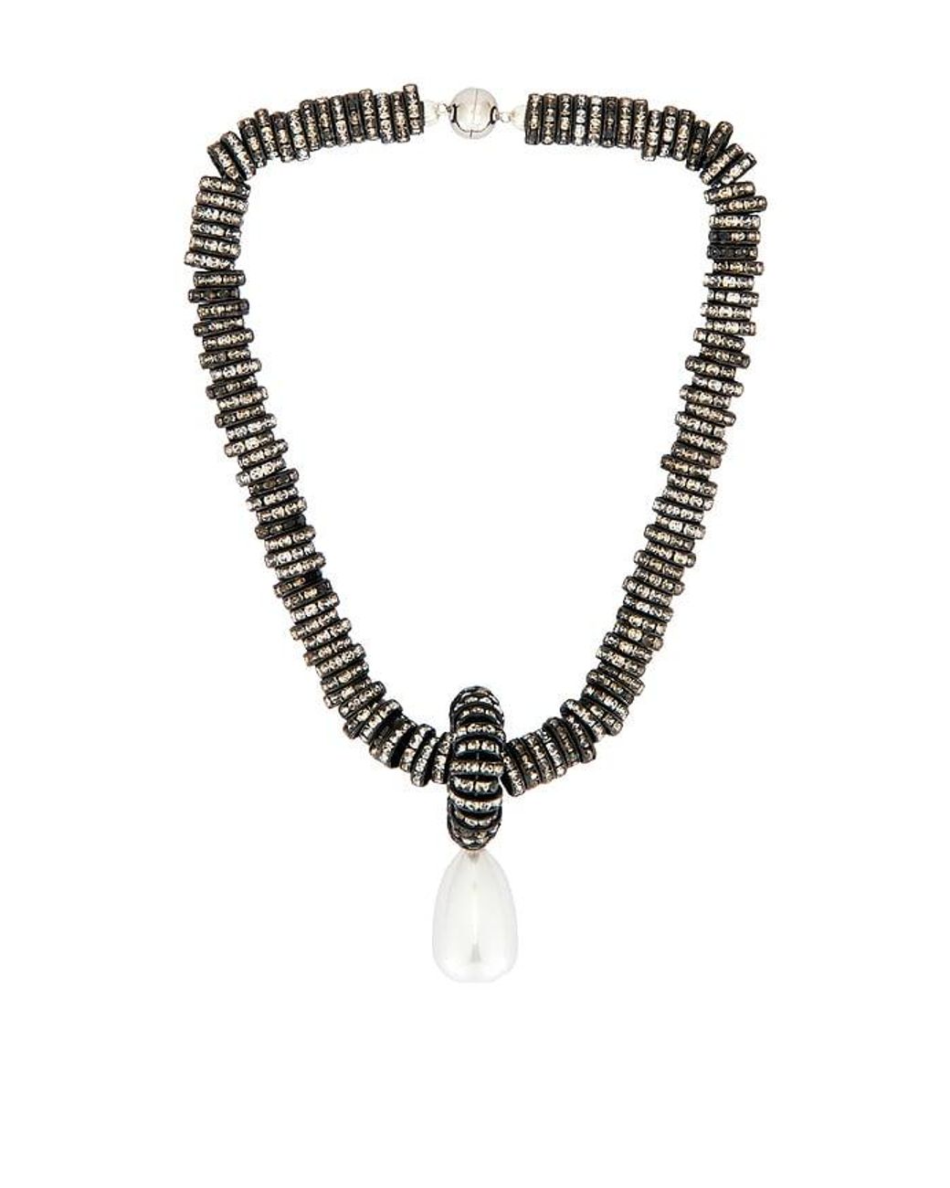 Julietta Black Pearl Drop Necklace
