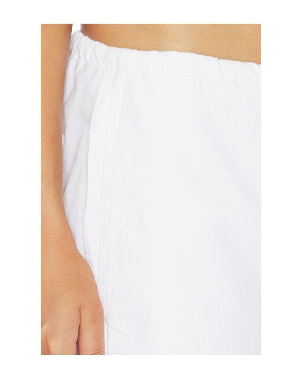 Amo Denim White Simone Wide Leg Pant