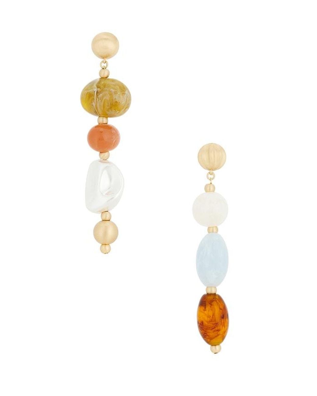 Cult Gaia White Mercier Earrings
