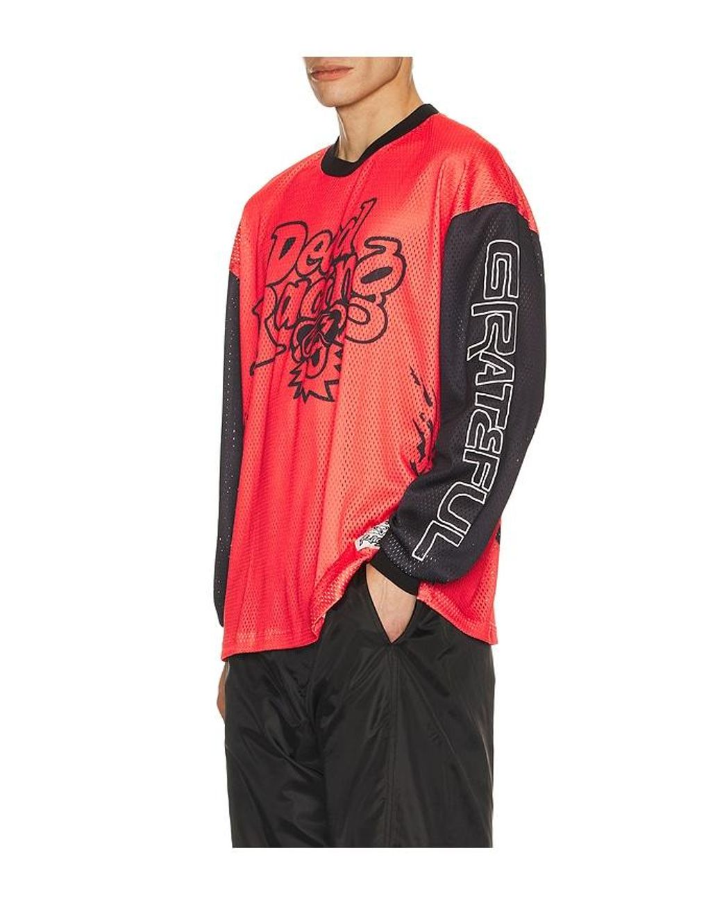 Market Red X Grateful Dead Moto Jersey for men