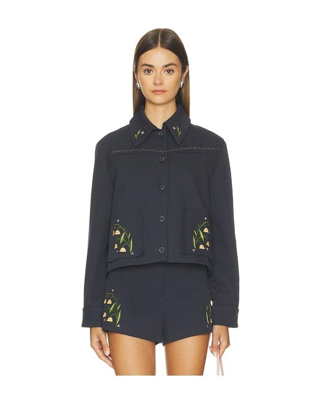 Astr Blue Jalen Jacket