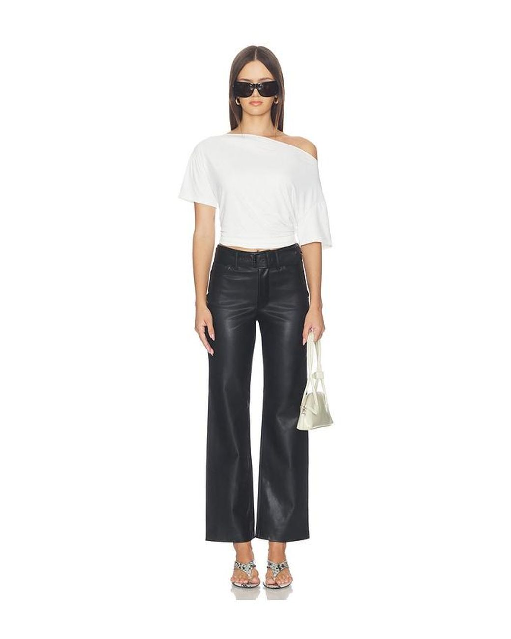 Blank NYC Blue Faux Leather Pants