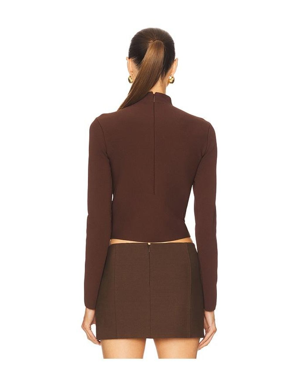 Cult Gaia Brown Elisabetta Top
