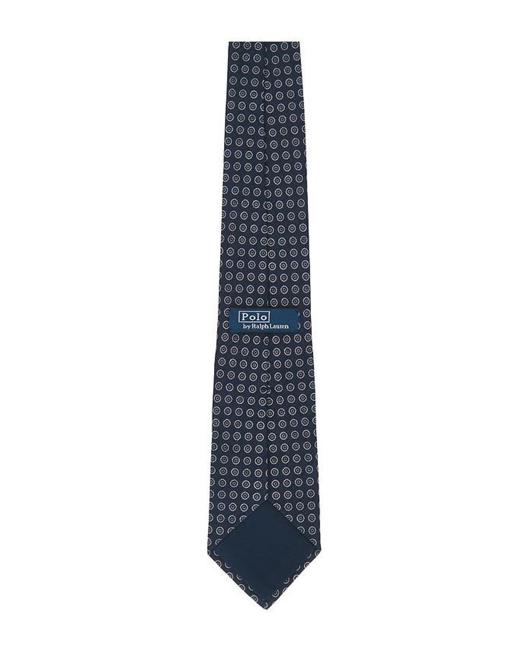 Polo Ralph Lauren Blue Silk Circle Neat Neck Tie for men