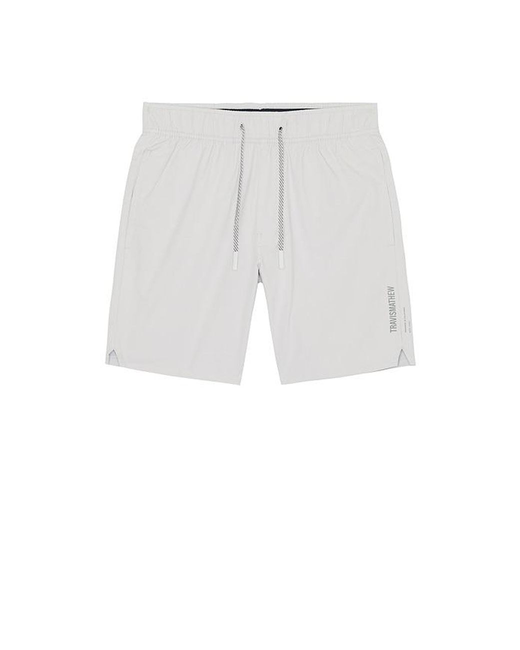 Travis Mathew White Wanderlust E-Waist Short for men