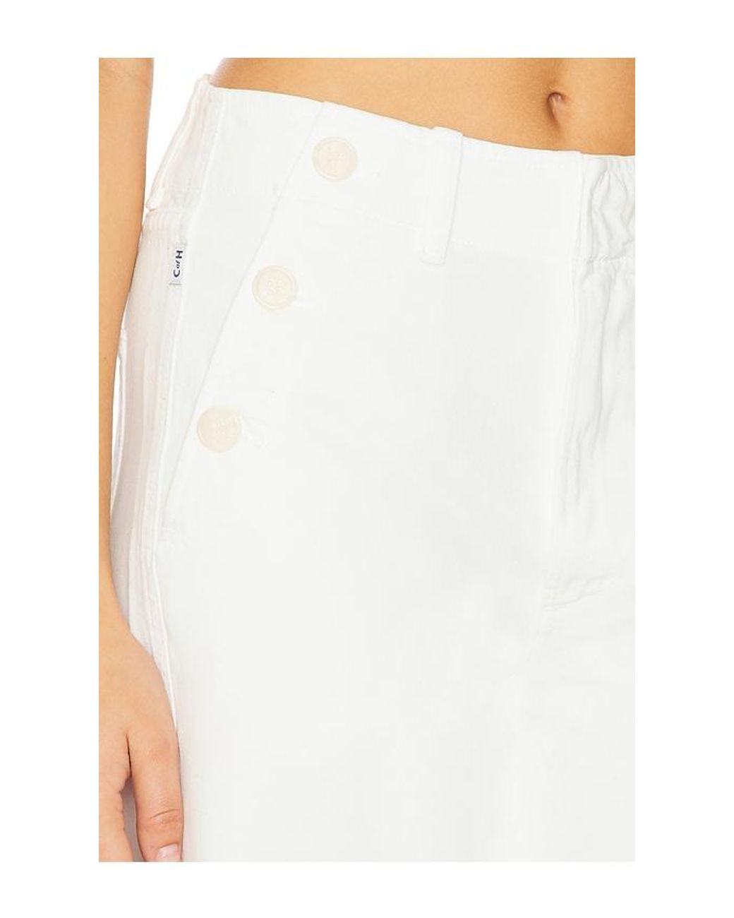 Citizens of Humanity White Boardwalk Trouser Jeans