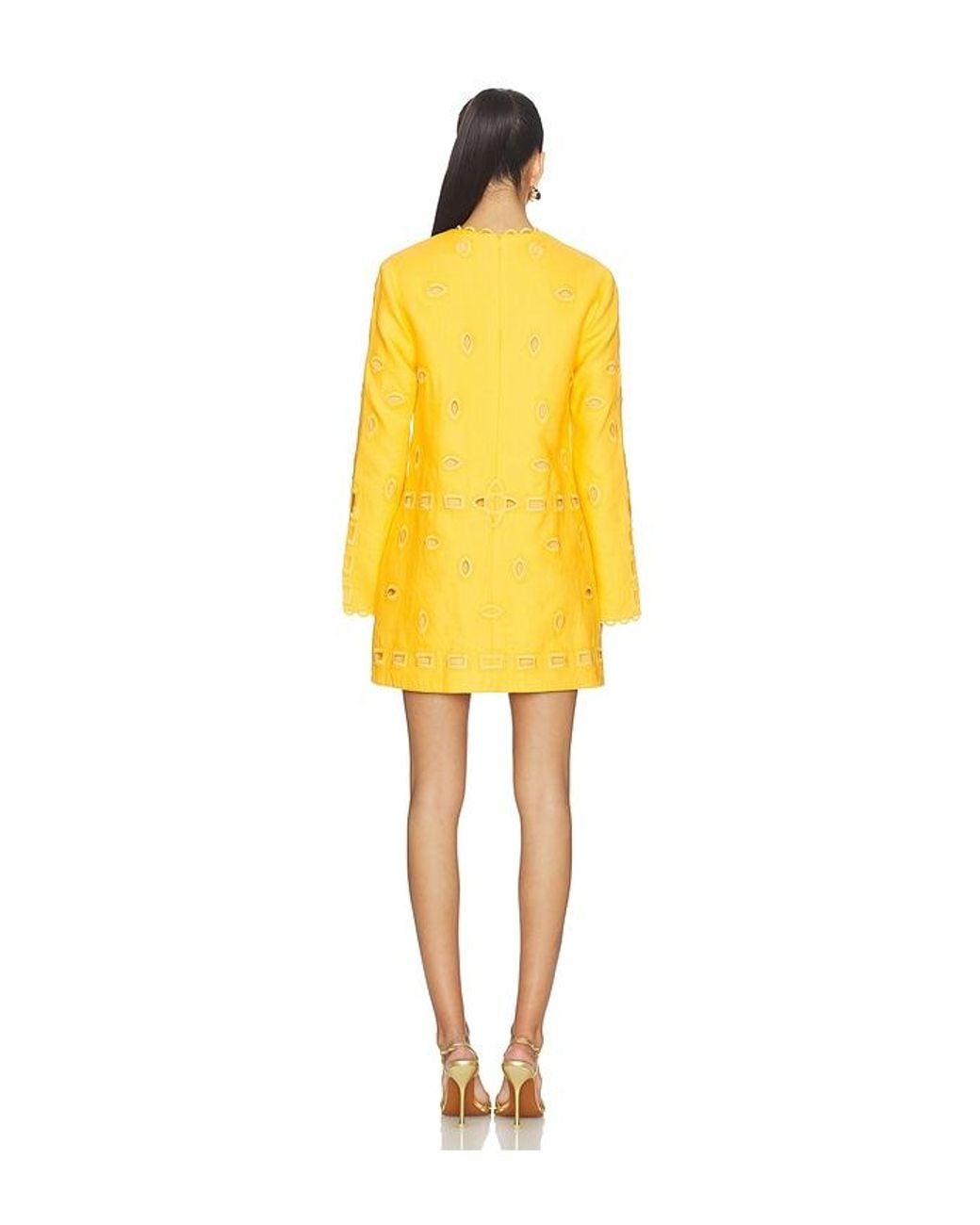 Alexis Yellow Eulia Dress