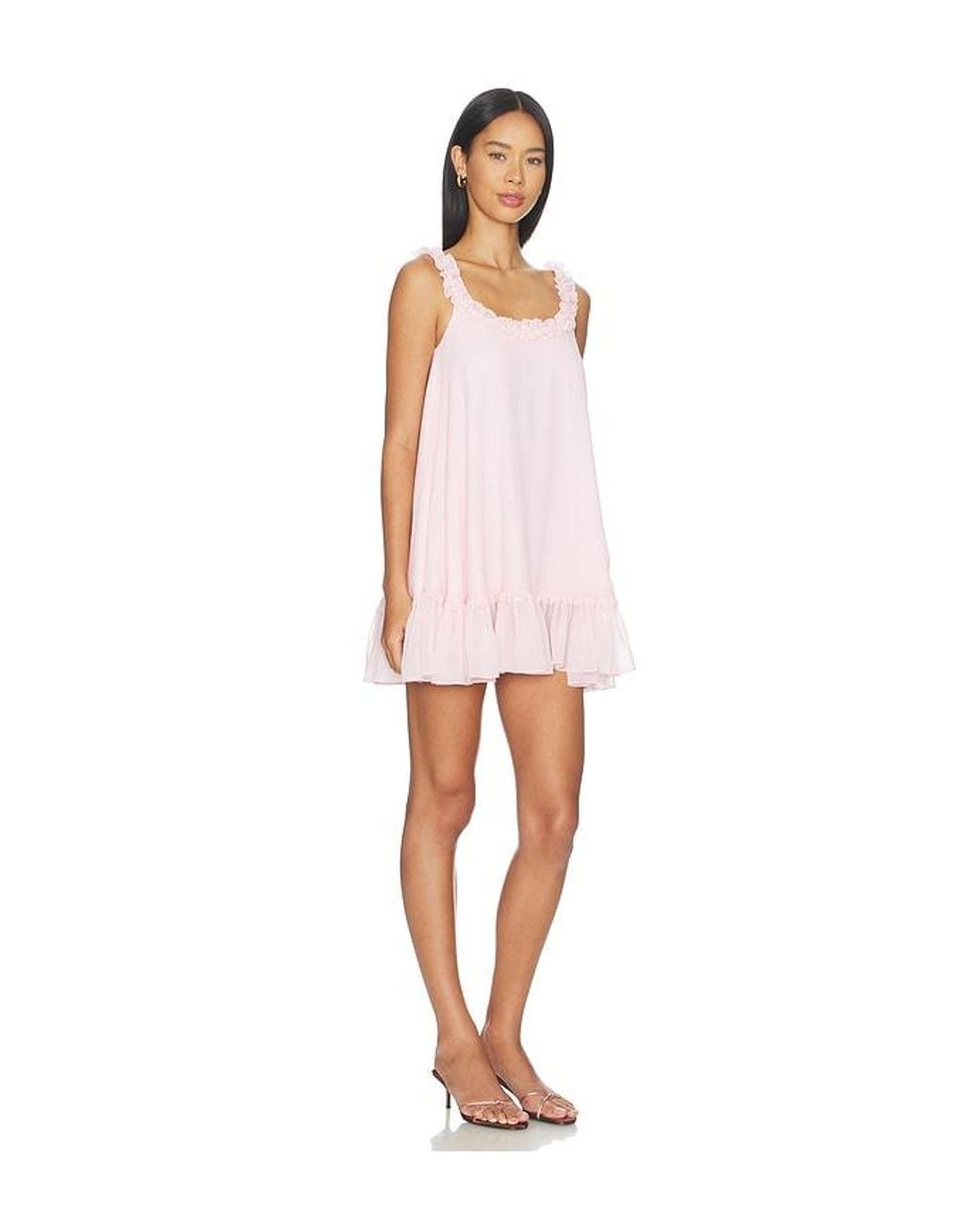 Lovers + Friends White Janet Mini Dress