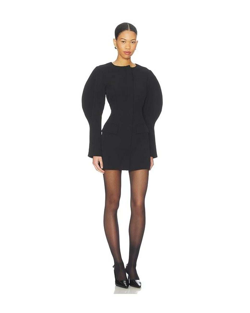 ALL THE WAYS Black Margot Mini Dress