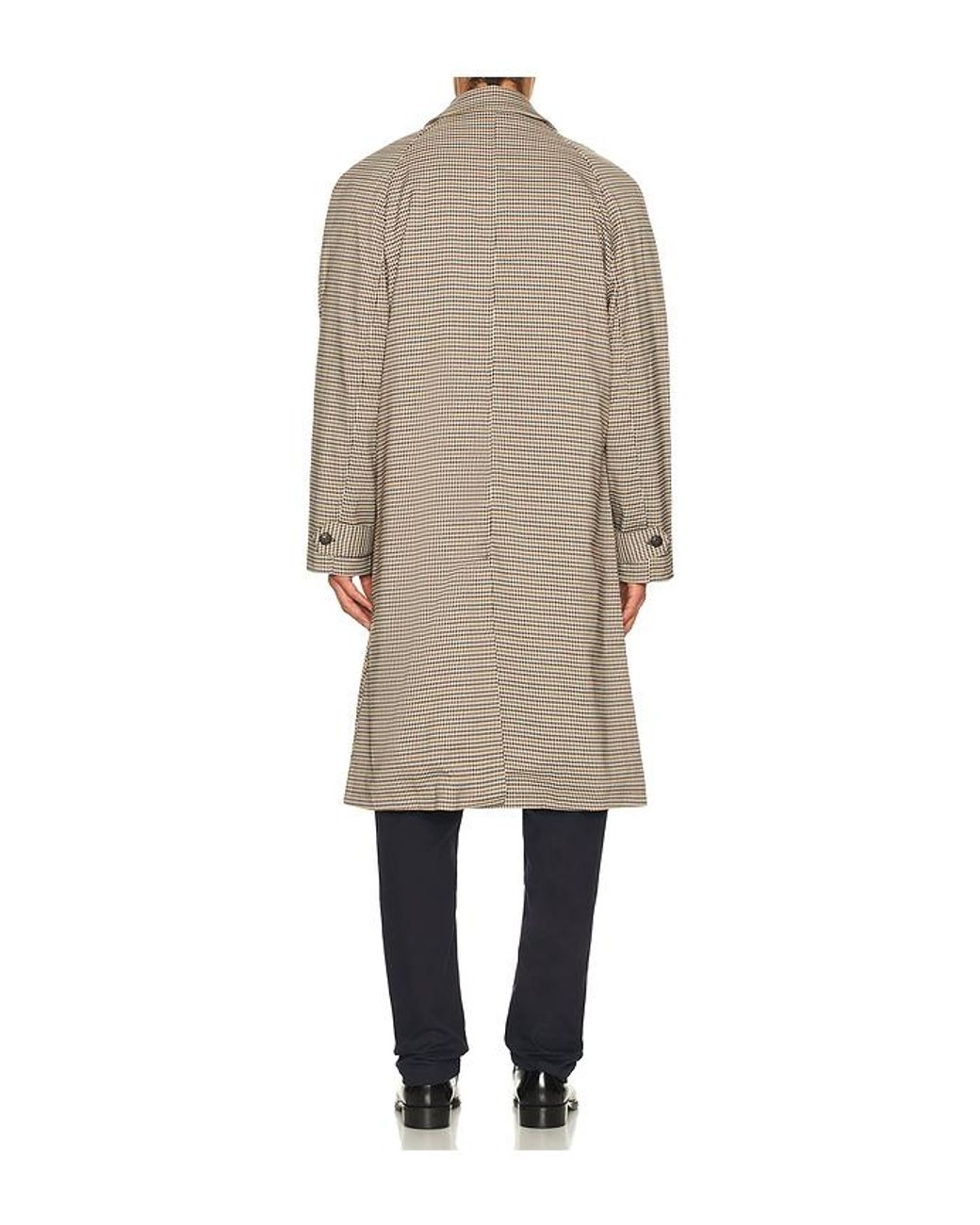 BOUND Natural Check Mac Jacket for men