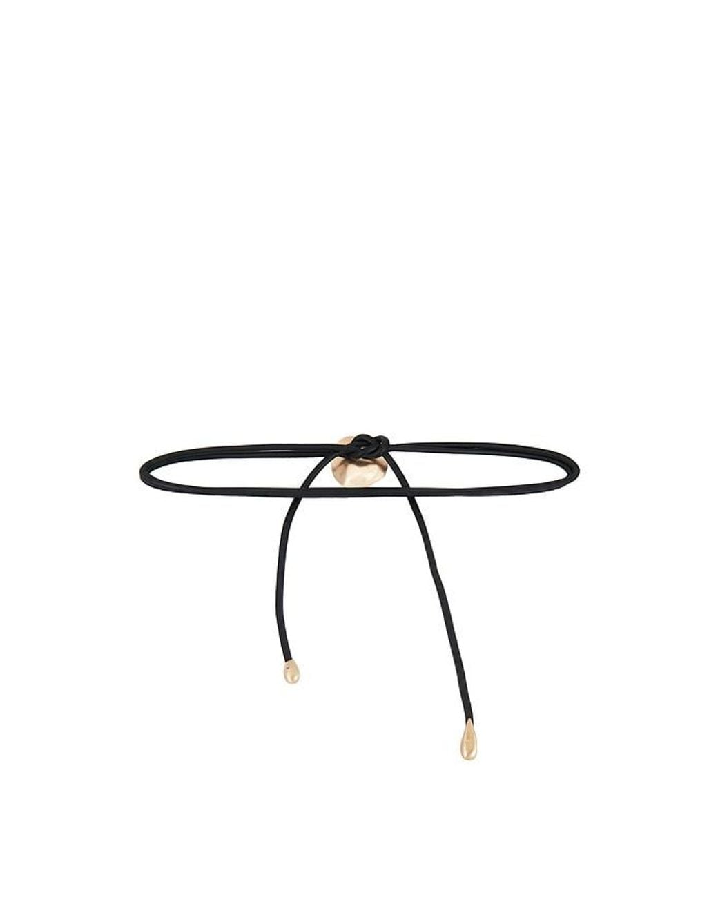 Cult Gaia Black Izara Belt