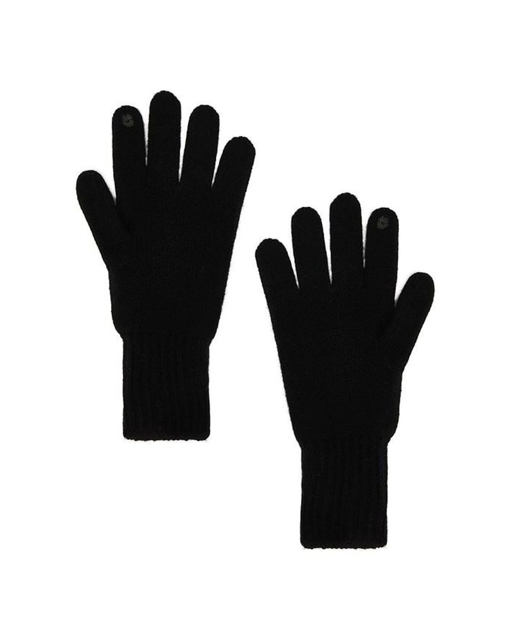 Hat Attack Black Cashmere Texting Gloves