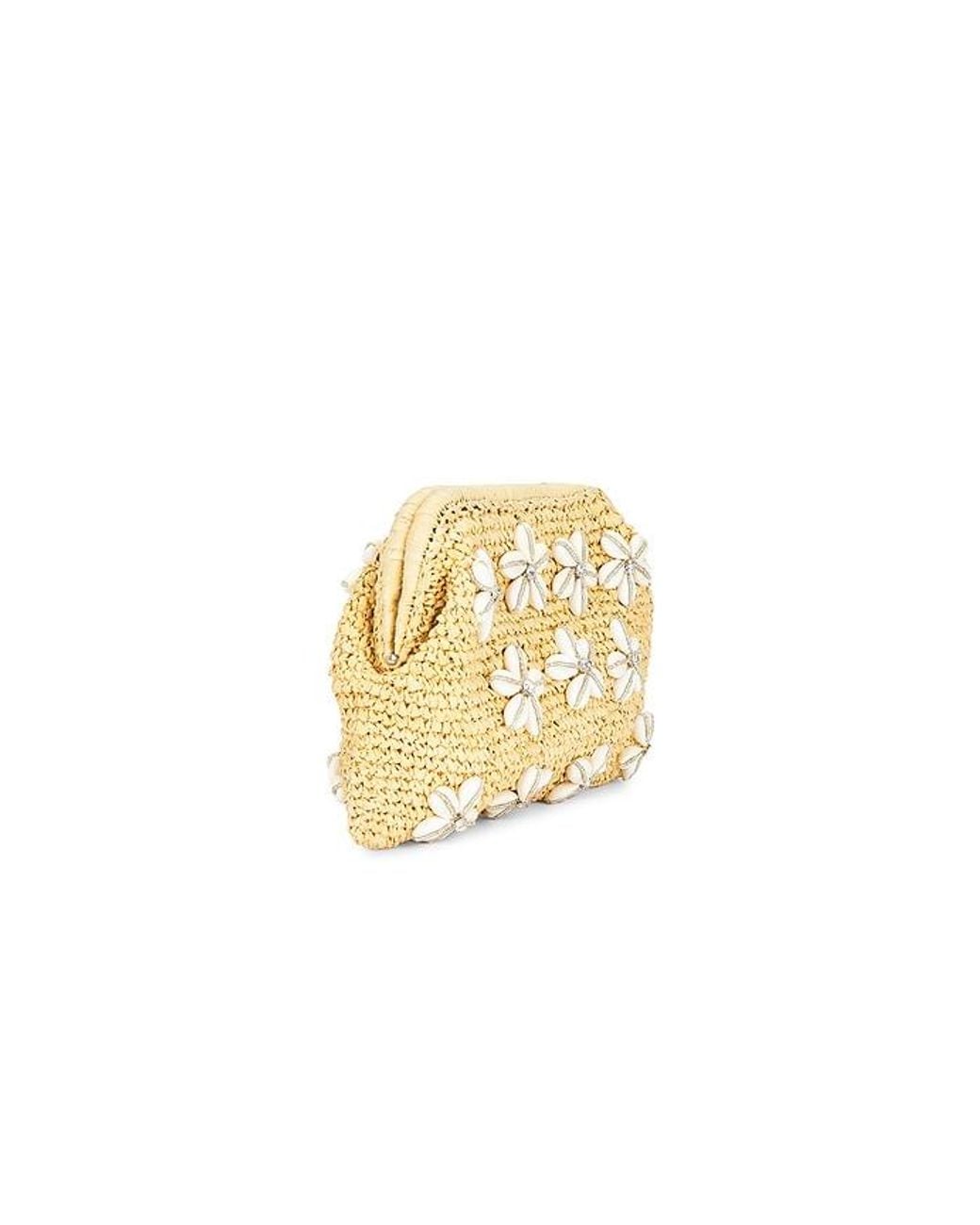 BTB Los Angeles Metallic Bloom Clutch