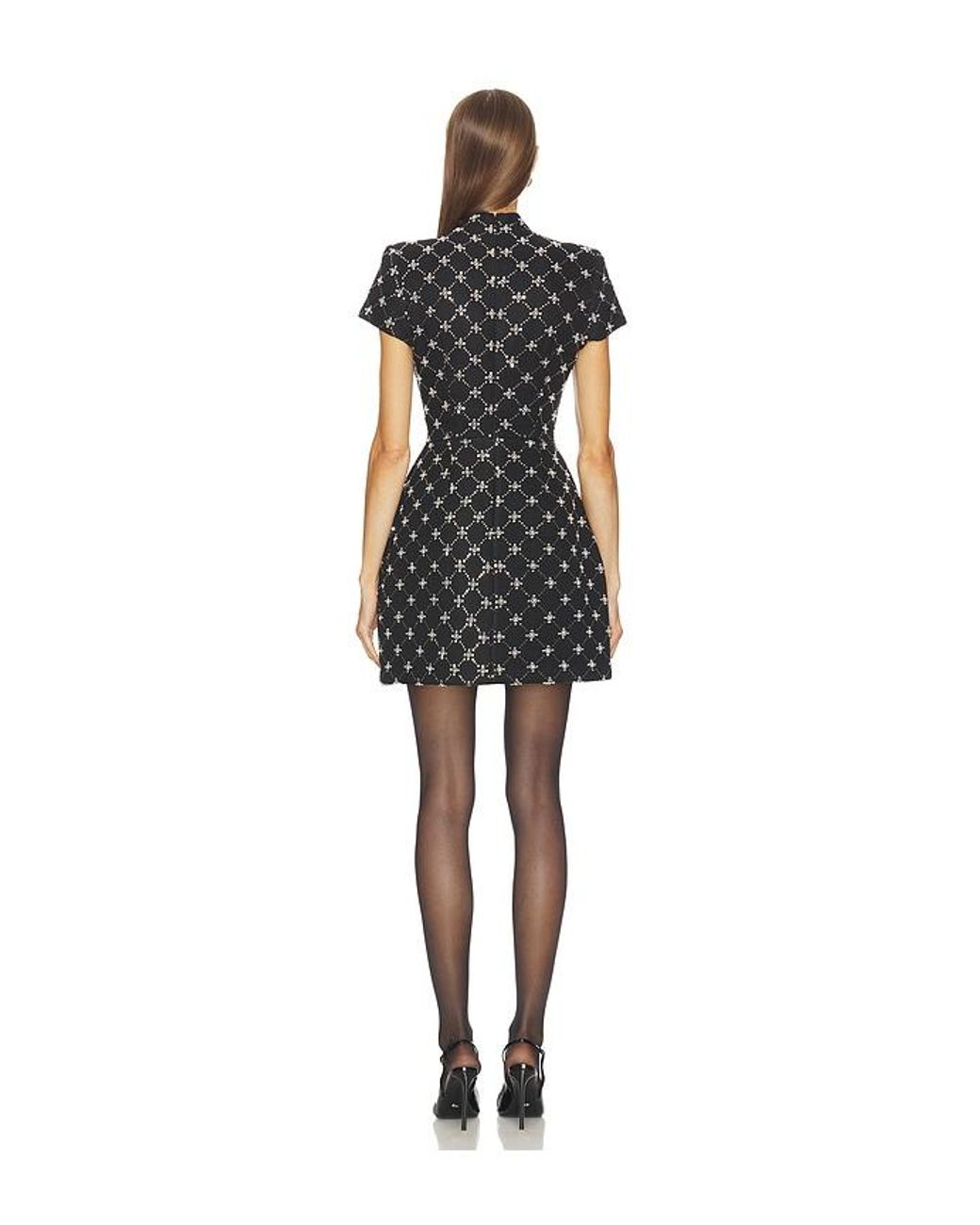 Nadine Merabi Black Morgan Dress