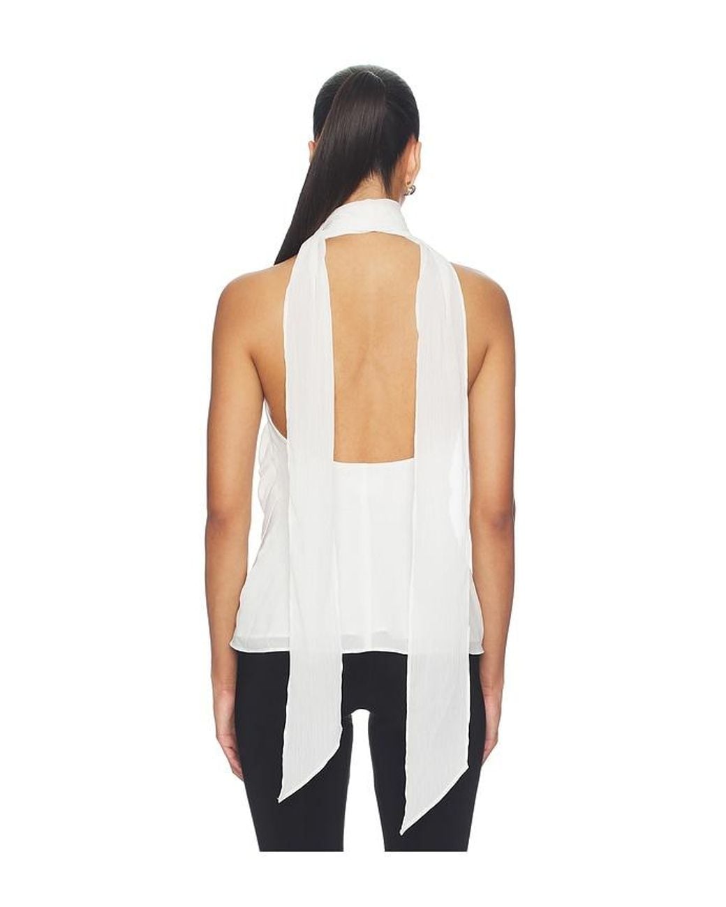 Lovers + Friends White Josephine Top