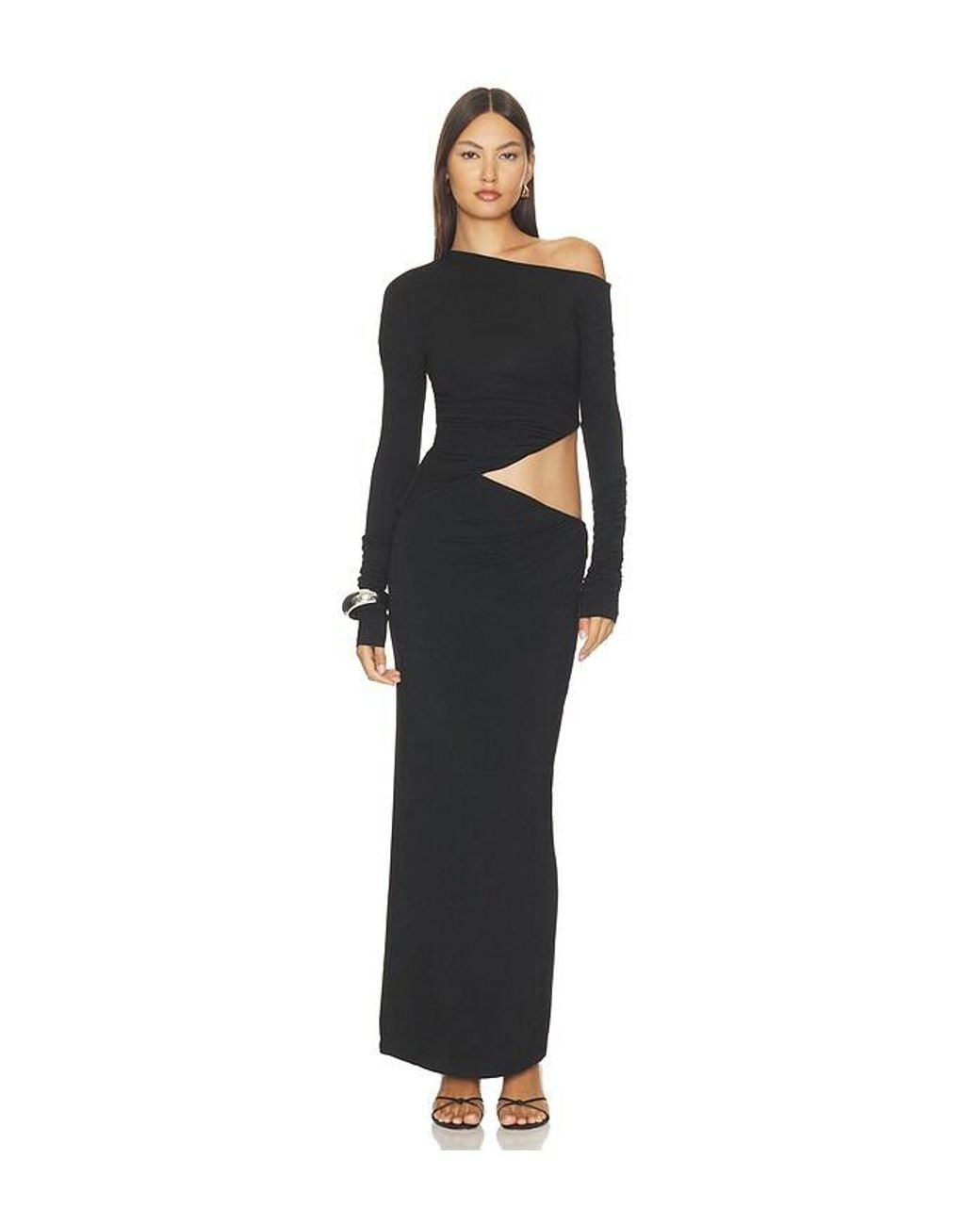 superdown Black Loretta Cutout Maxi Dress