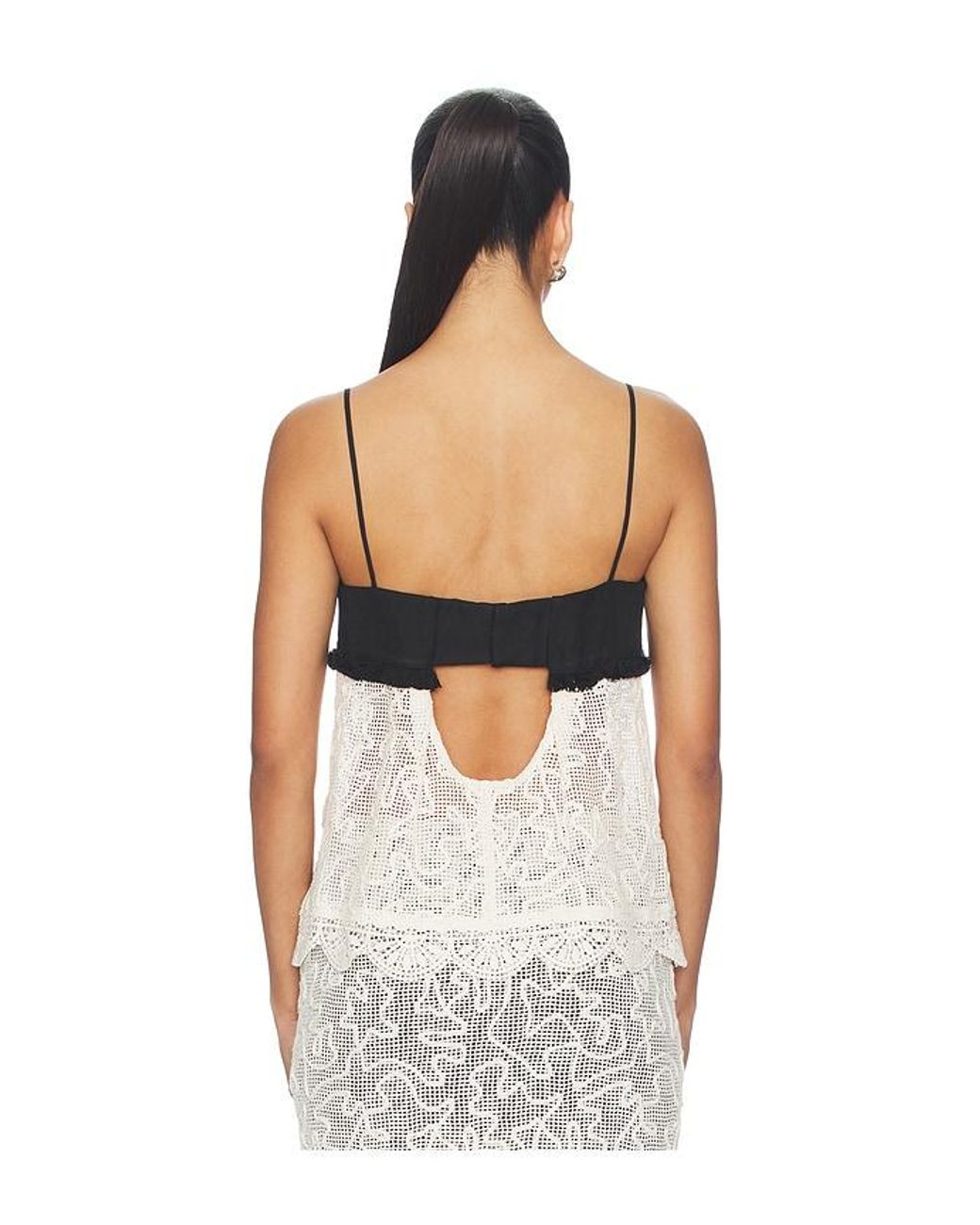 Et Ochs White Jayde Top