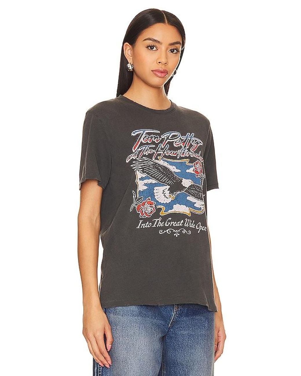 Junk Food Black Tom Petty Eagle Tee