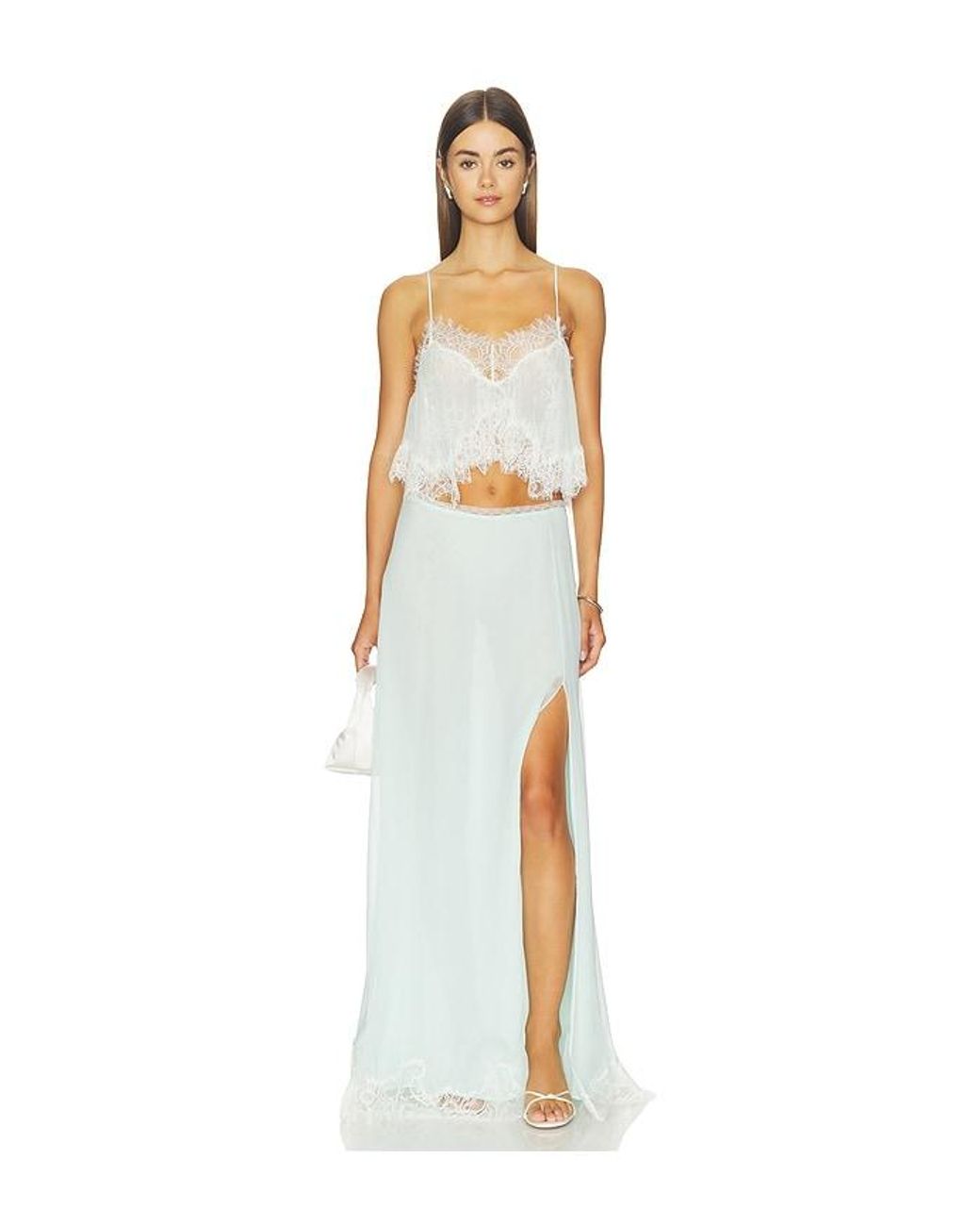 LoveShackFancy White Elysia Top