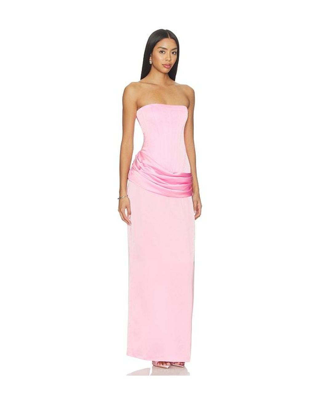 Amanda Uprichard Pink X Revolve Rue Gown