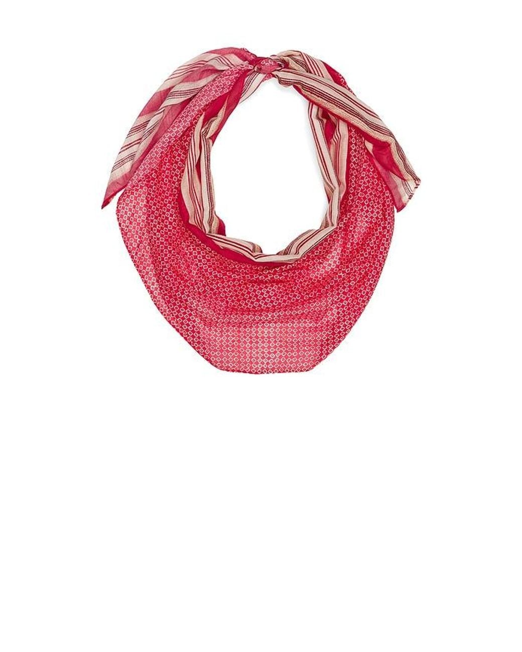 Isabel Marant Red Lucilia Scarf