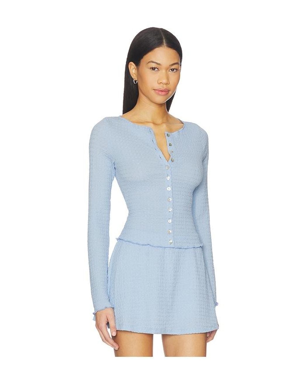 Lisa Says Gah Blue Summer Top