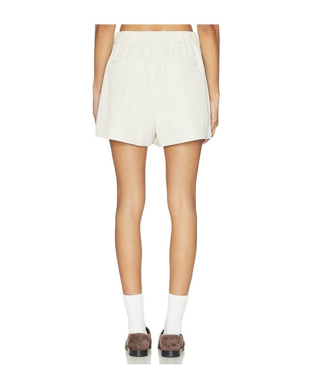 Varley White Tansy Woven Short