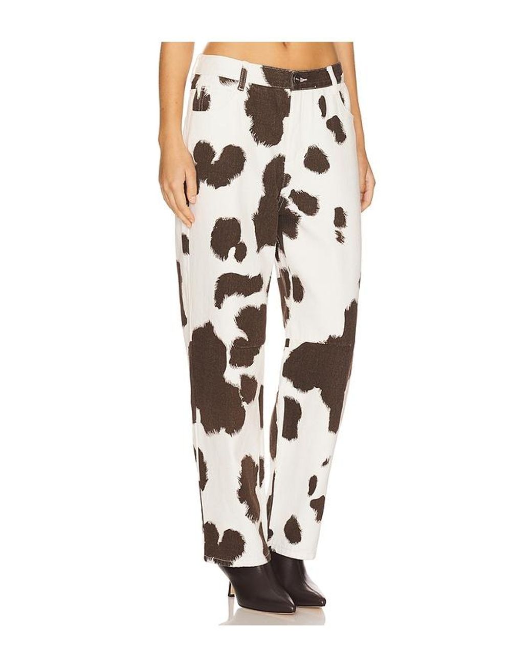 SNDY'S Black Becks Cowhide Jean