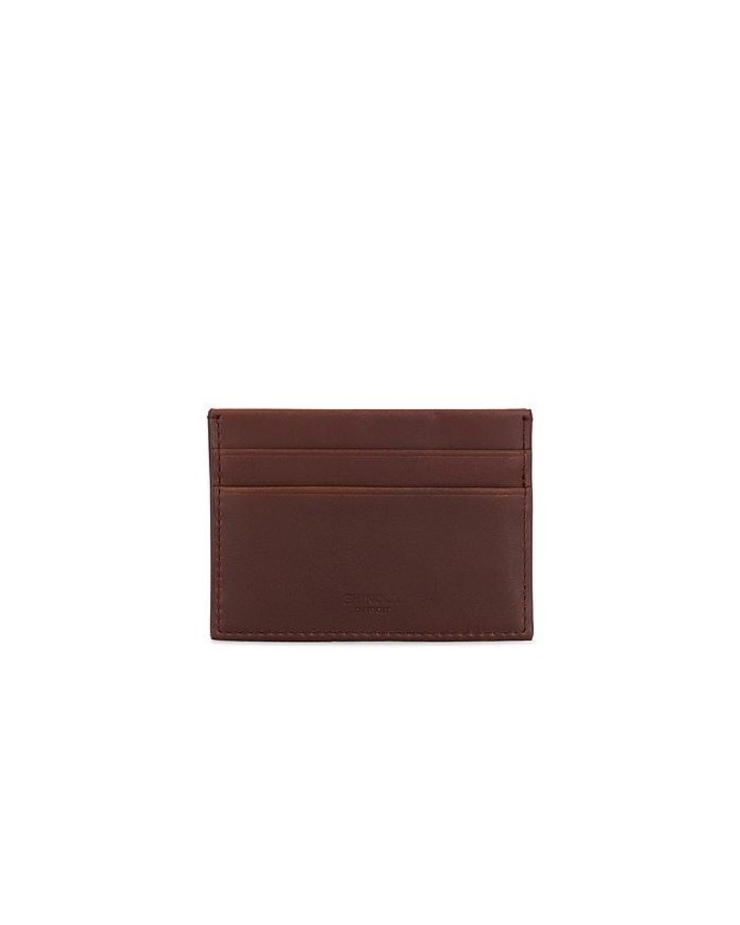 Shinola Kartenetui in Brown für Herren