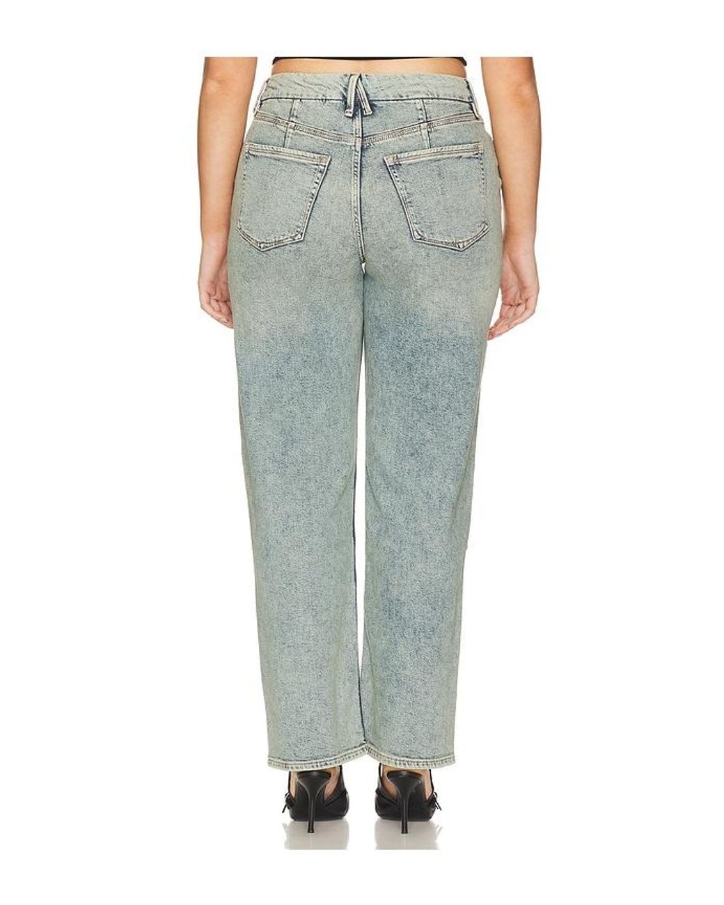 GOOD AMERICAN Blue Good 90's Petite Jeans