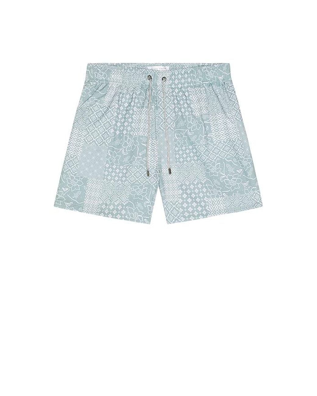 Vintage Summer Blue 4 Way Stretch Volleys for men