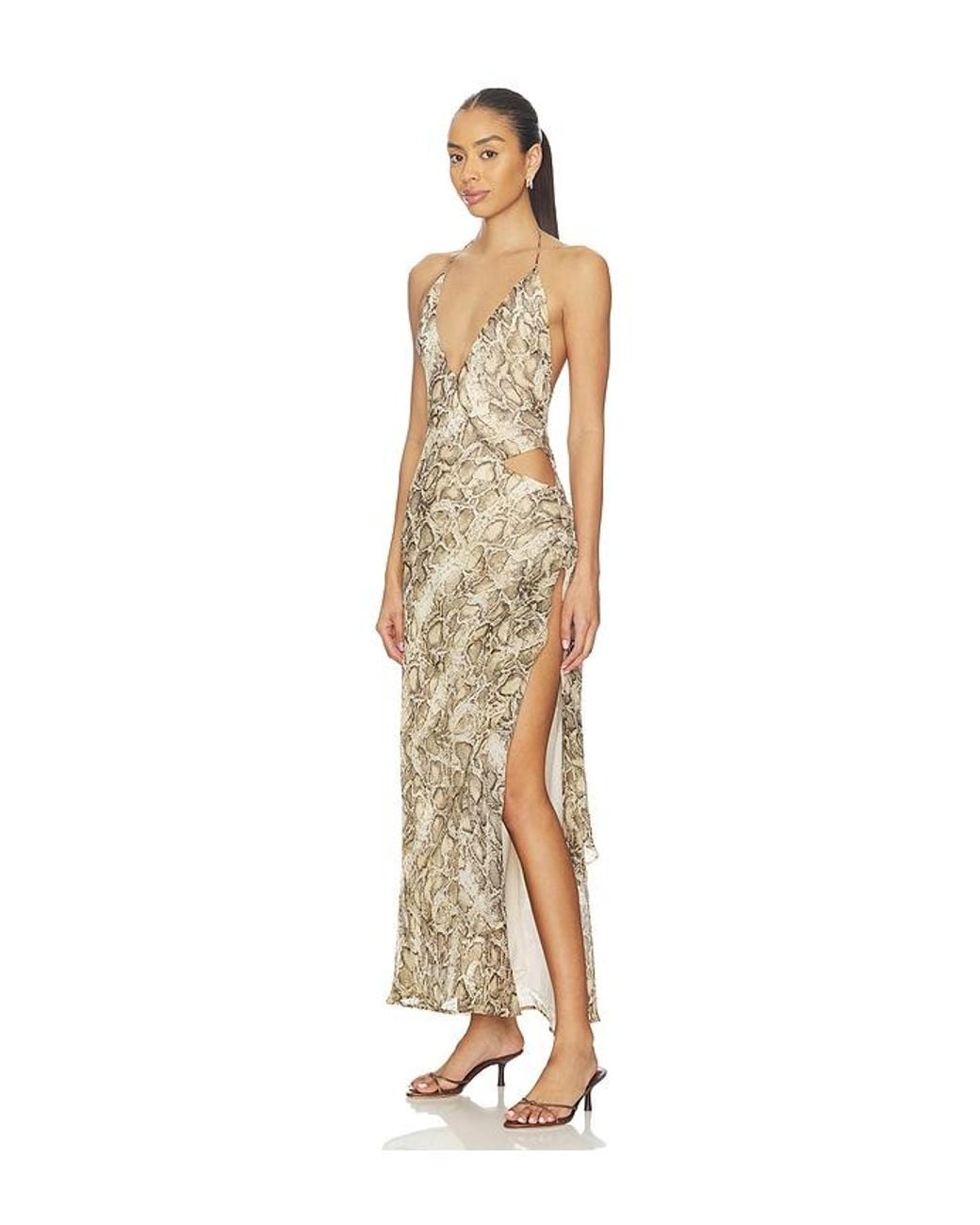 Bardot White Cyrel Printed Maxi Dress