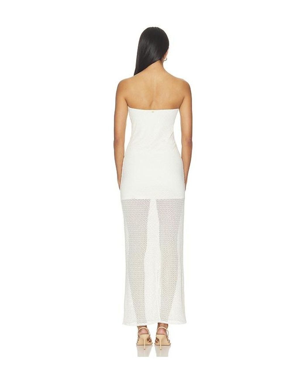 PQ Swim White Aura Dress
