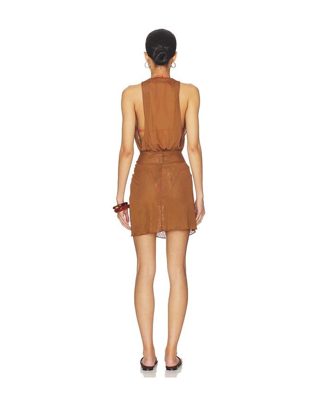 ViX Natural Karina Short Cover Up