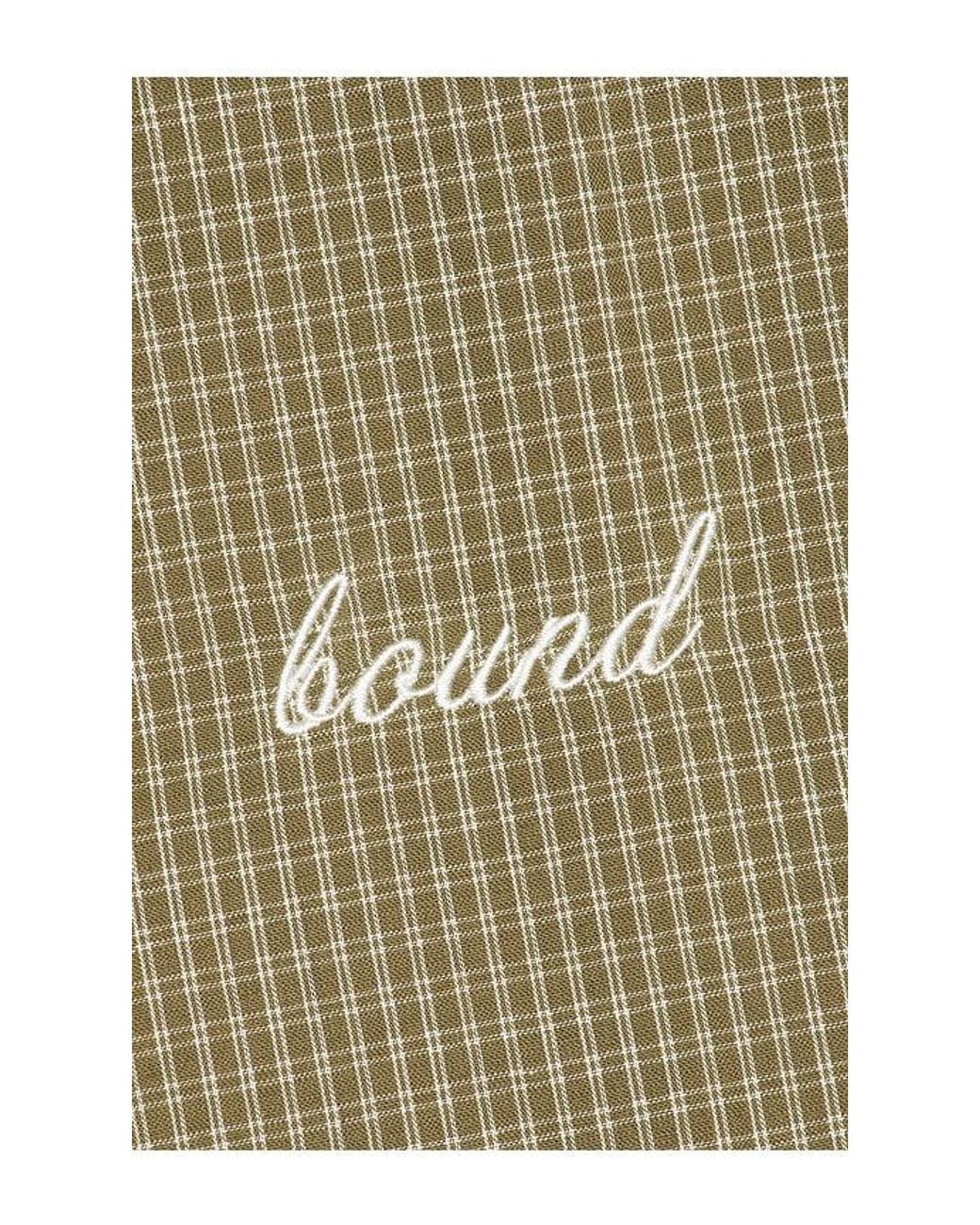 BOUND Hemd Gingham in Natural für Herren