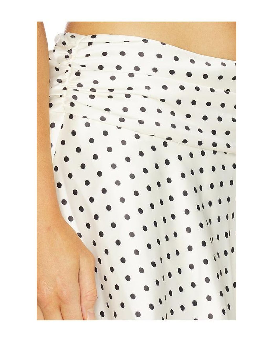 MAJORELLE White Marina Mini Skirt