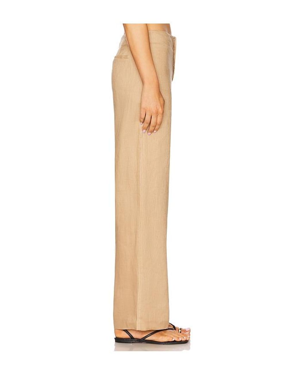 Bardot Multicolor Balia Hipster Linen Pant