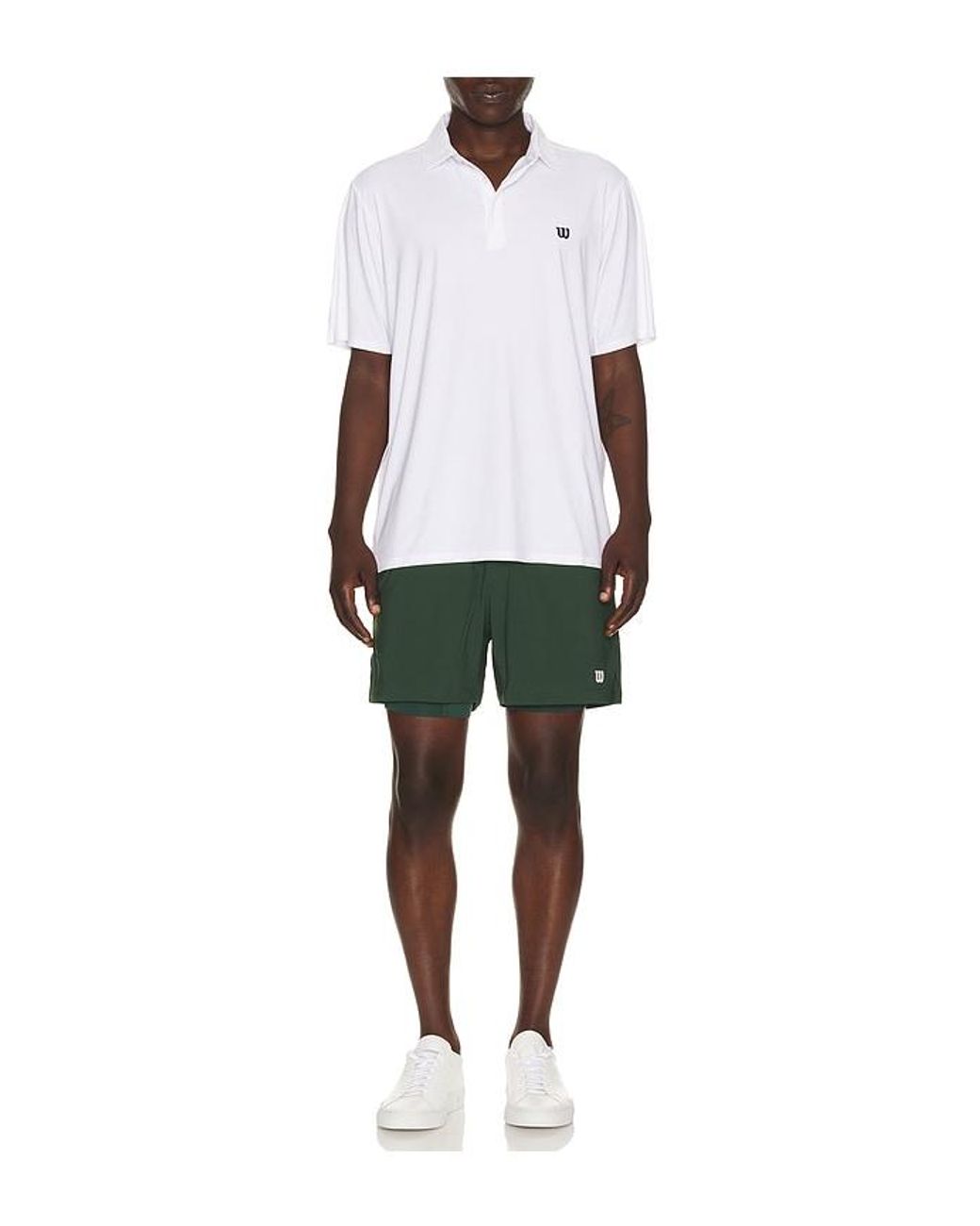 Wilson White League Polo for men