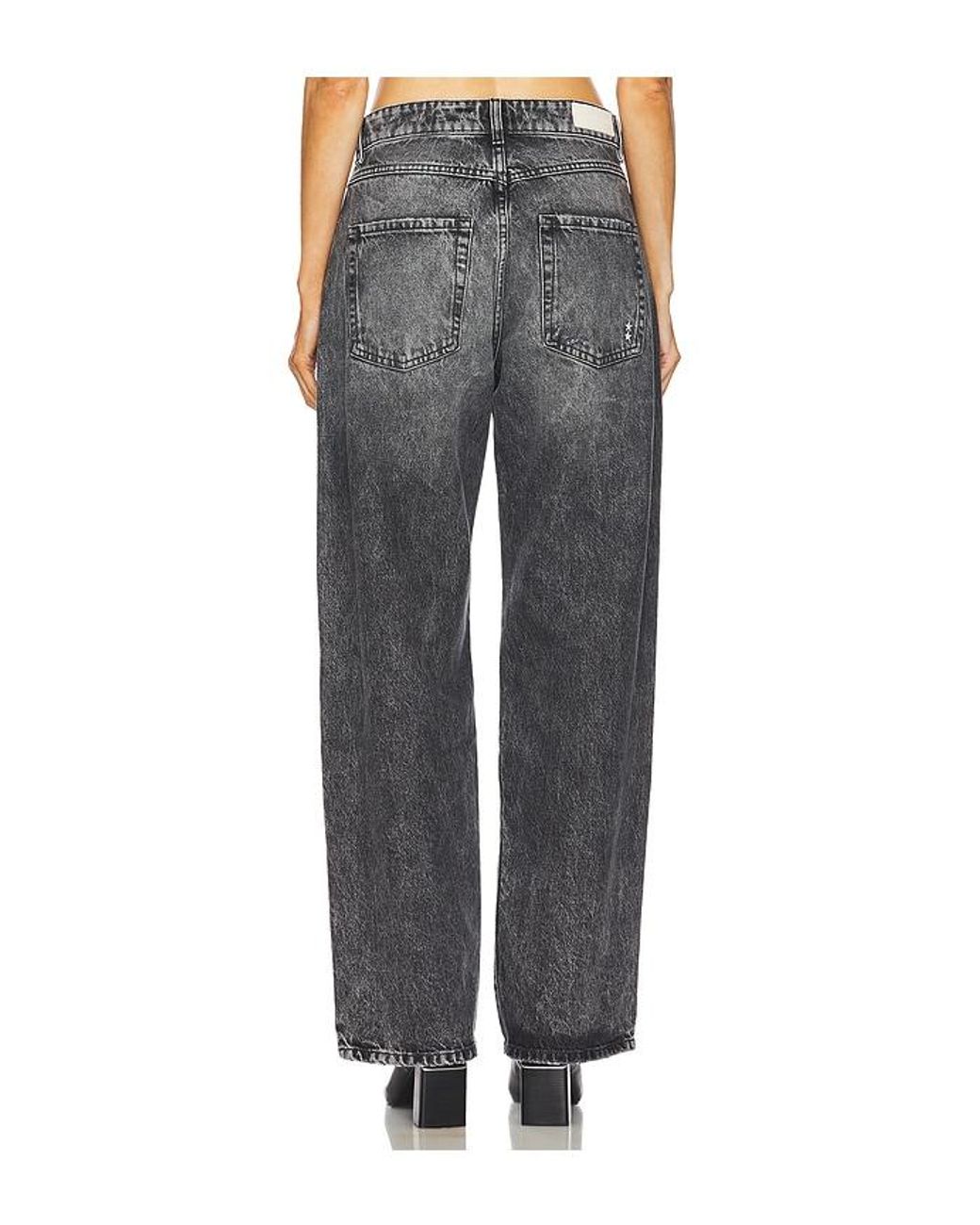 ICON DENIM Black Bea Daddy Wide Leg Jeans