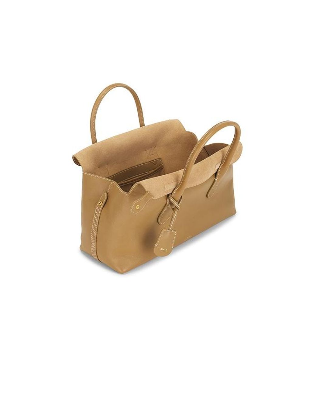 Polo Ralph Lauren Natural Soft Smooth Calf Satchel Bag