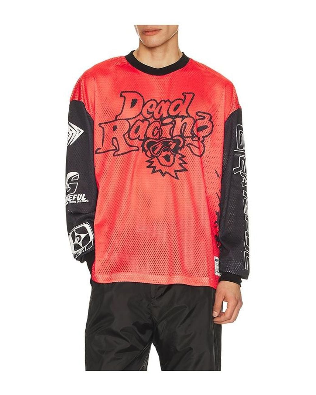 Market Red X Grateful Dead Moto Jersey for men
